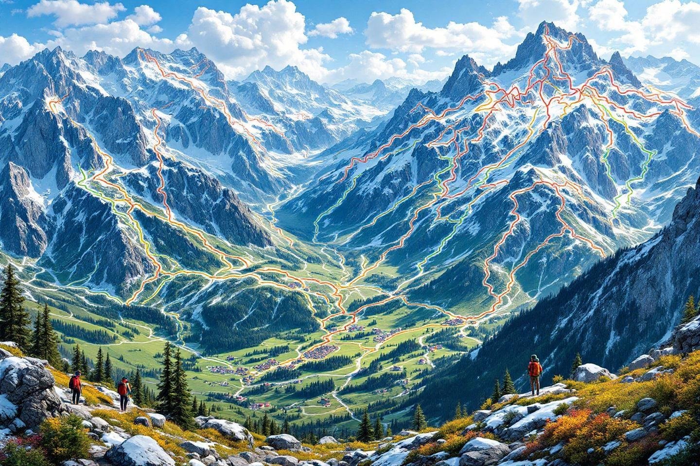 Carte des Dolomites Italie : guide complet et itinéraires